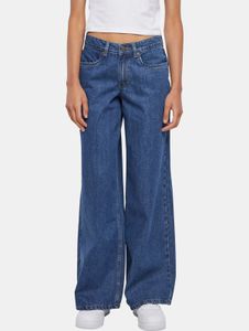 Jean femme Casual Urban Classics, en coton bleu, avec poches zippées