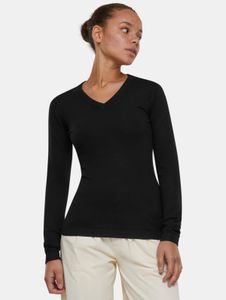 Casual Urban Classics women's sweatshirt, slim fit, 12 g/m², black