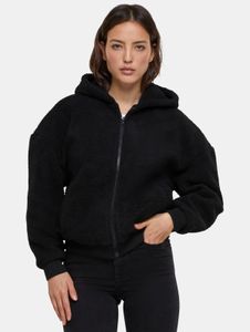 modern URBAN CLASSICS women's hoodie 330 g/m² black