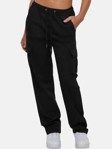 Jean femme Stylish Urban Classics avec poches stretch, 320 g/m², coton, noir