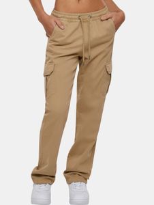 Jean femme Urban Classics confortable avec poches extensibles, 320 g/m², coton, beige