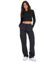 Eleganti borse da donna in denim URBAN CLASSICS, 90 g/m², nere