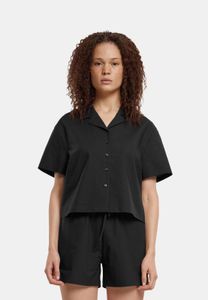 Casual Urban Classics women's polo shirt, 105 g/m², cotton, black