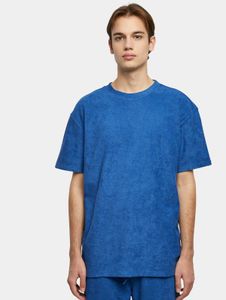 sporty Urban Classics men's T-shirt, oversize, 250 g/m², cotton, blue