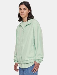 Simple Urban Classics men's jacket with zippers, pockets, 78 g/m², pastel green