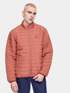 Casual Urban Classics men's jacket with zipper, pockets, 78 g/m², terracotta-orange