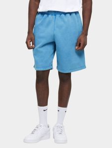 sommerliche Urban Classics Herren Shorts Kordelzug Taschen 360 g/m² mit Baumwolle Blau