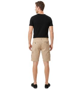 Casual URBAN CLASSICS men's shorts 320 g/m² with cotton, beige