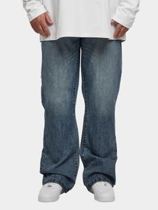 Comodi jeans da uomo URBAN CLASSICS con tasche, in denim con cotone, blu