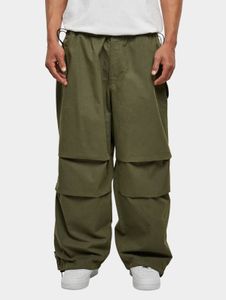 Jeans da uomo URBAN CLASSICS moderni con tasche con coulisse, cotone 280 g/m², color kaki