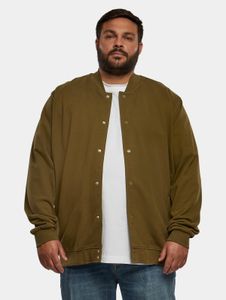 Stylish Urban Classics men's jacket with pockets, oversize, 460 g/m², cotton, khaki