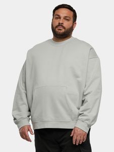 Felpa da uomo URBAN CLASSICS morbida, 300 g/m², cotone, grigia