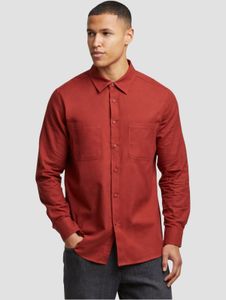 Polo de hombre Casual Urban Classics, 120 g/m², algodón, marrón rojizo.