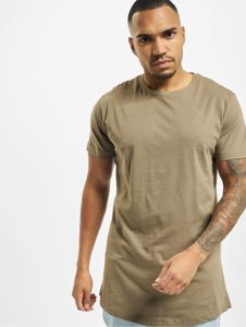 sporty Urban Classics men's T-shirt, oversize, 140 g/m², cotton, khaki