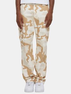 Pantalones vaqueros modernos URBAN CLASSICS para hombre, corte recto, cordón ajustable, bolsillos, algodón, estampado de camuflaje.
