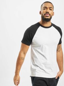 Camiseta informal para hombre URBAN CLASSICS, 140 g/m², algodón, blanco/negro