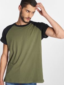 Camiseta deportiva URBAN CLASSICS para hombre, 140 g/m², de algodón verde.