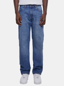 Pantalones vaqueros casuales para hombre URBAN CLASSICS, corte recto, algodón, azul.