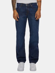 jeans da uomo URBAN CLASSICS moderni, vestibilità dritta, con cappuccio, in cotone blu