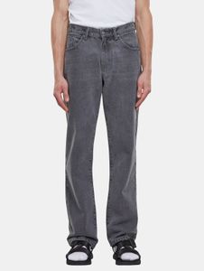 Jeans da uomo URBAN CLASSICS moderni, vestibilità dritta, in cotone grigio
