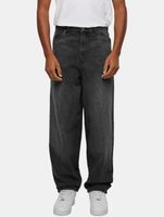 Casual URBAN CLASSICS Men's Loose-Fit Wide-Leg Baggy Denim Jeans – Black/Grey