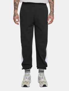 Modern Urban Classics Men's Jeans with Zip, Ribbed Cuffs, 300 g/m² Cotton, Black