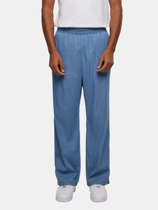 Comfortable Urban Classics men's jeans, straight fit, oversize, 140 g/m², cotton, blue