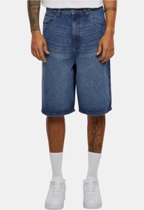 Lightweight Urban Classics men's shorts, denim with cotton, blue