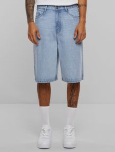 Comfortable Urban Classics men's denim shorts with cotton, blue