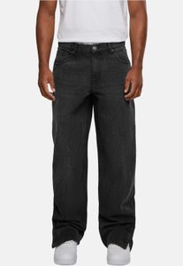 Comodi jeans da uomo URBAN CLASSICS, vestibilità dritta, in cotone, neri