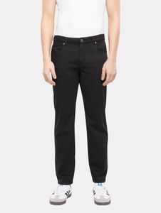 Modern URBAN CLASSICS men's jeans with stretch pockets, 270 g/m², cotton, black