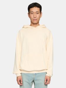 Casual Urban Classics men's hoodie with ribbed cuffs and hood, 280 g/m² cotton, ecru-white
