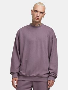 Modern Urban Classics Men's Oversized Sweatshirt 280 g/m² with Cotton, Violet