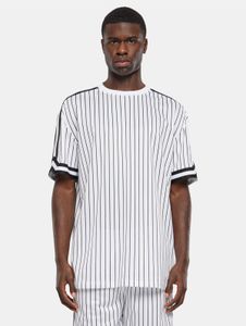 Comfortable Urban Classics men's T-shirt, 130 g/m², white/black