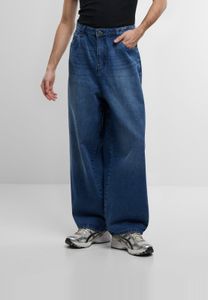 Modern Urban Classics Men's Jeans with Pockets, Denim 450 g/m² with Cotton, Blue
