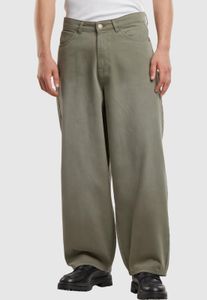 Casual Urban Classics Men's Jeans with Pockets, Denim 450 g/m² with Cotton, Green