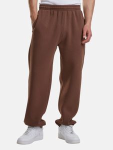 Casual URBAN CLASSICS men's trousers with pockets, 330 g/m² cotton, brown