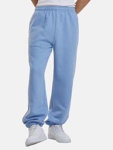 Versatile URBAN CLASSICS men's trousers with pockets, 330 g/m² cotton, blue