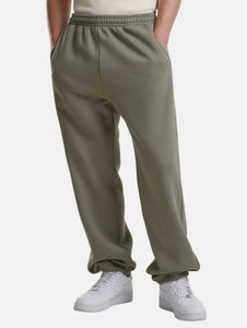Modern URBAN CLASSICS men's trousers with pockets, 330 g/m² cotton, green