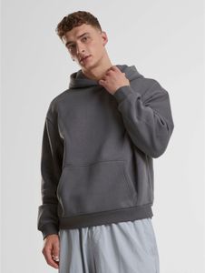Modern URBAN CLASSICS men's hoodie with hood, 330 g/m², cotton, grey