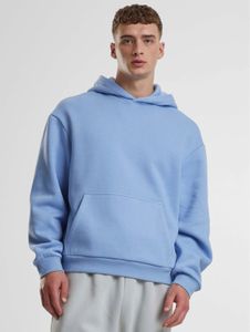Casual URBAN CLASSICS men's hoodie with hood, 330 g/m², cotton, blue