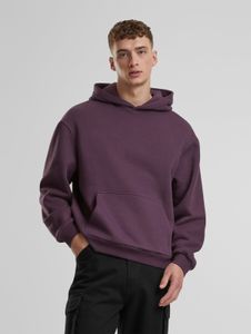 Casual URBAN CLASSICS men's hoodie with hood, 330 g/m² cotton, purple