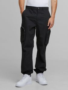 Eleganti jeans da uomo Urban Classics con tasche con zip, in cotone, neri