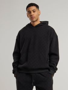 Casual Urban Classics Men's Hoodie Ribbed Cuffs Hood Black