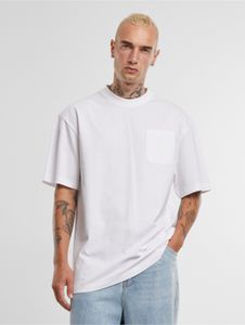 Comfortable Urban Classics men's oversized T-shirt made of cotton, white