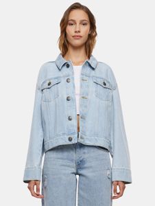 Casual Urban Classics women's oversized denim bags with cotton lining, blue