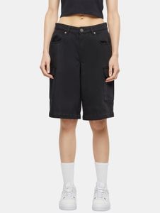 Comodi pantaloncini da donna Urban Classics con tasche, in cotone, neri
