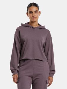 Modern Urban Classics Women's Hoodie with Ribbed Cuffs and Hood, 280 g/m², Violet