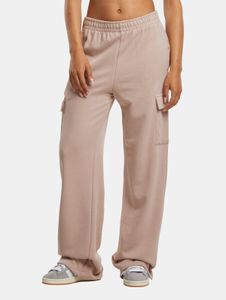 Versatile Urban Classics women's trousers with pockets, 280 g/m² cotton, antique pink