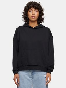 Casual URBAN CLASSICS women's hoodie, 280 g/m², cotton, black